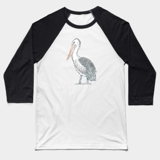 Australian Pelican Baseball T-Shirt